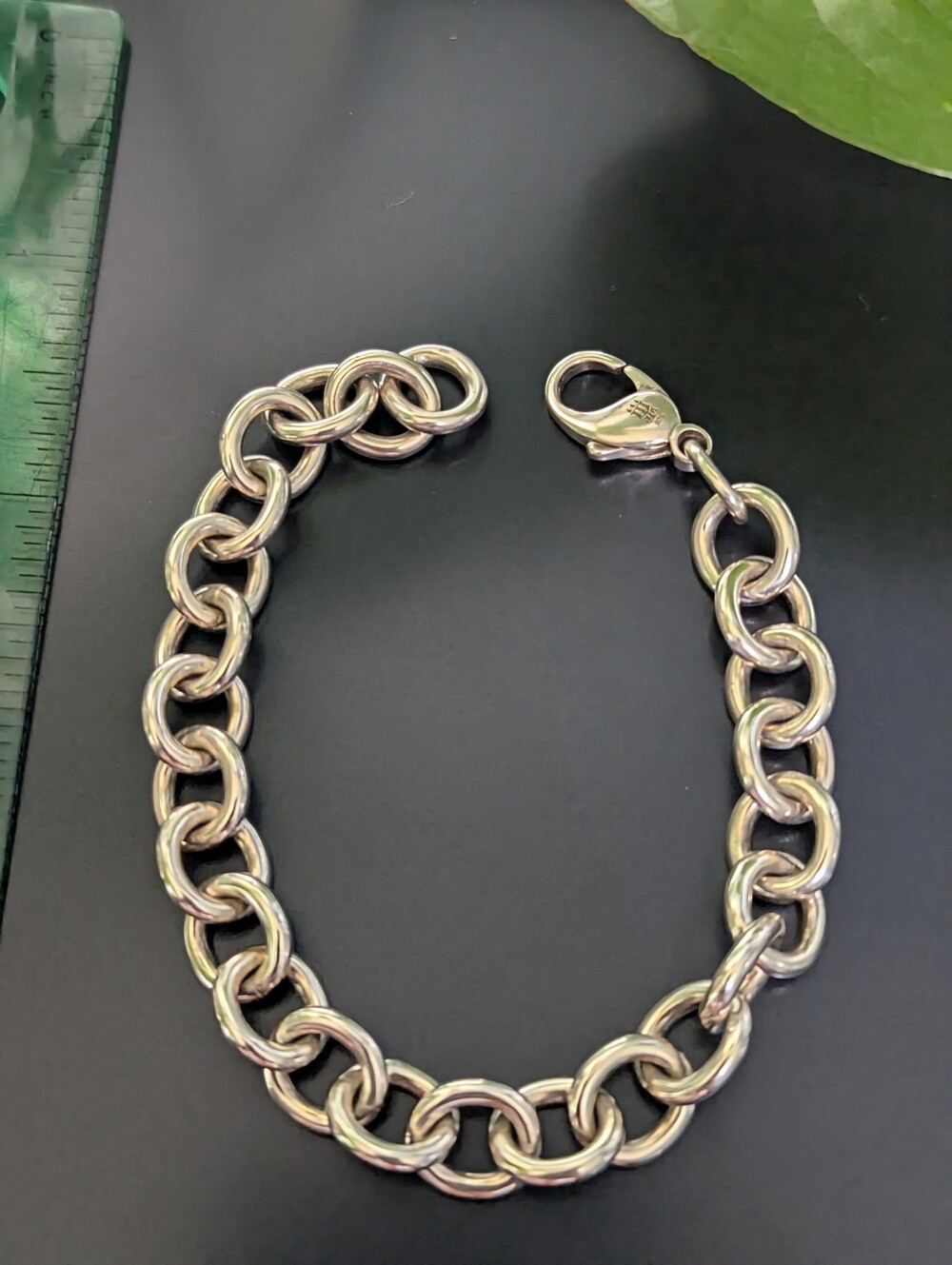 James Avery Classic Cable Bracelet 7.5" Sterling Silver - Picture 3 of 3